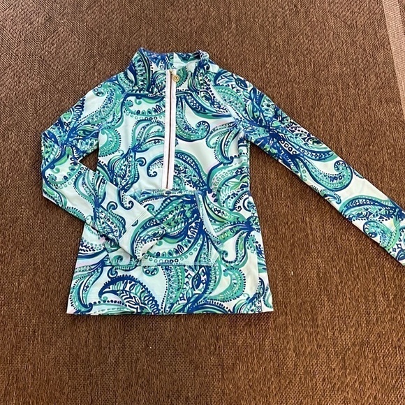 Lilly Pulitzer Half Zip Pullover Warm Up Jacket Size XXS - Picture 1 of 10